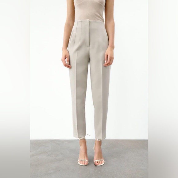 Zara Pants - Zara Cream Tailored Pants